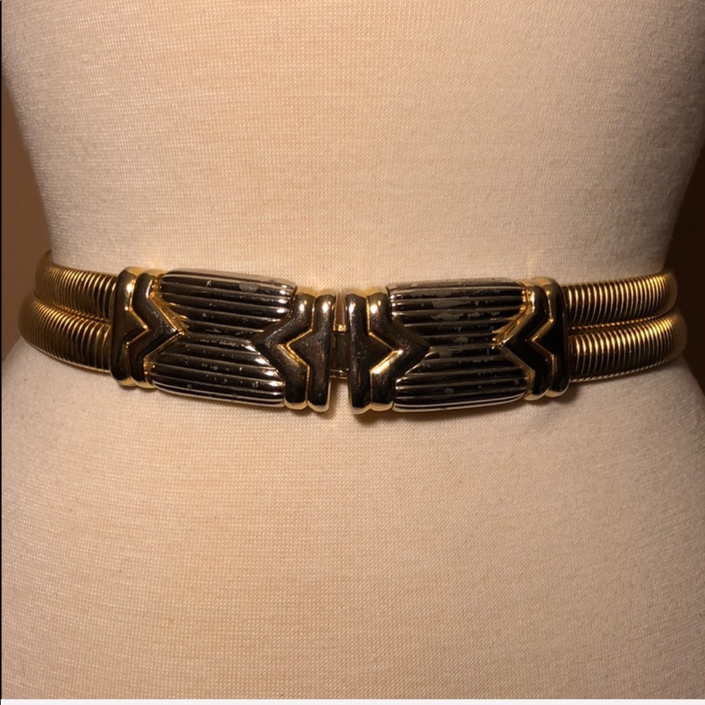 Vintage Gold Stretch Belt